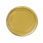 PLATO N18 cm ORO - 100 Unidades