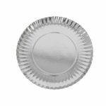 PLATO CARTON PLATA 32 cm - 1 Unidad