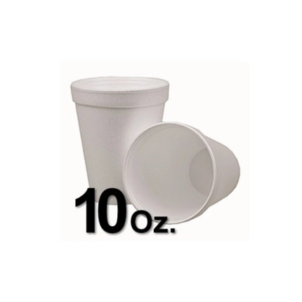 VASO TERMICO FOAM 10 ONZA - 50 UNIDADES