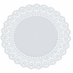 RODALES 28 cm BLANCA -100 Unidades