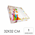 CAJA ROSCONES 32x32x8 cm  - Unidad
