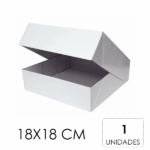 CAJA PASTELERIA 18x18 cm - 1 Unidad