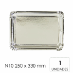 BANDEJAS N10 250 x 330 mm PLATA - 1 Unidad