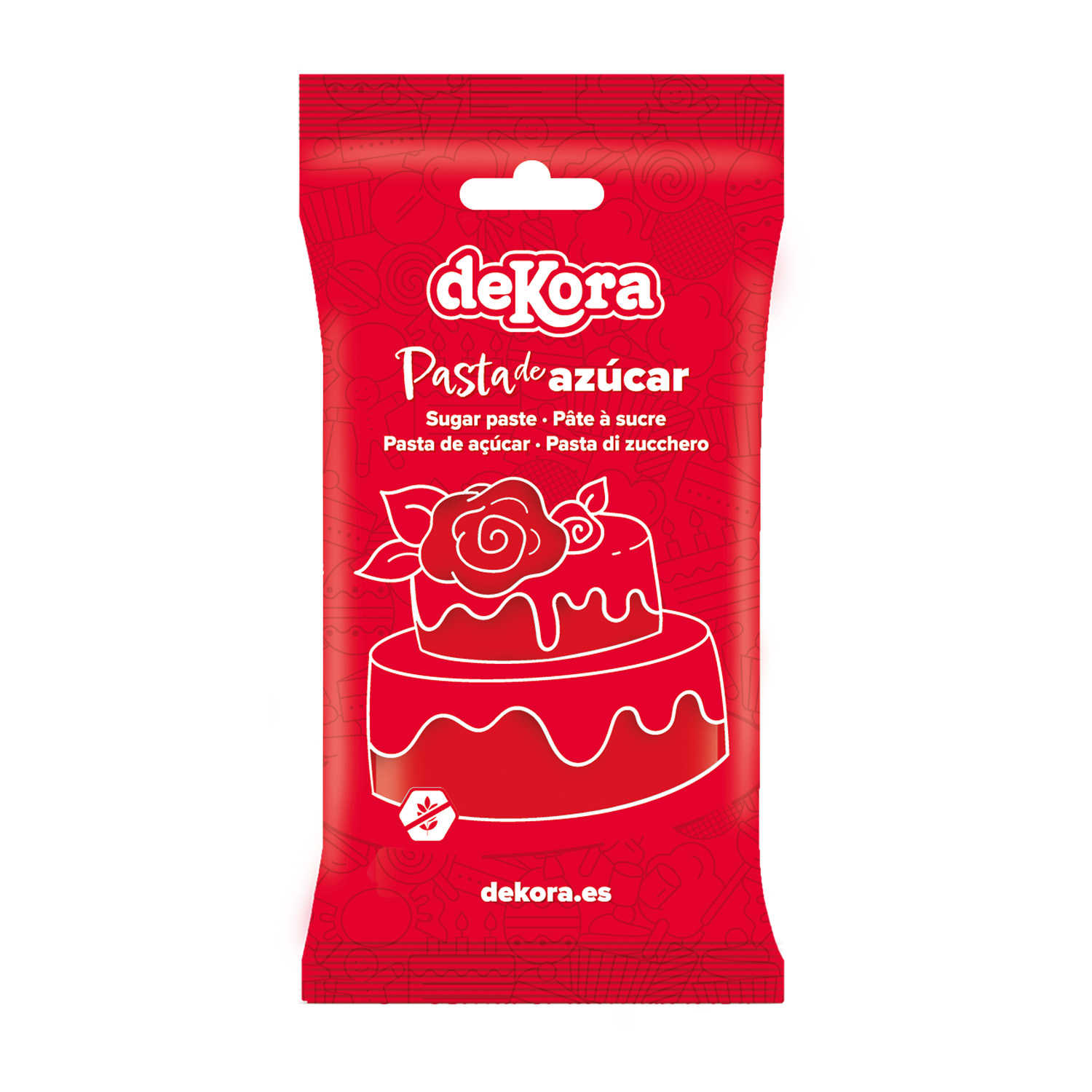 1 FONDANT ROJO PASSION RED 250GR - Imagen 1