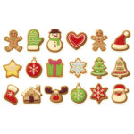 DECORACIÃN AZÃCAR NAVIDAD 18 MODELOS 3.1X 3.6CM Unidades: 100