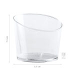 VASITO PLASTICO TRANSPARENTE GREEK Ã 73X61MM CAP.120ML Unidades: 100 - Imagen 2