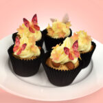 BLASTER MINI FLORES AMARILLAS Y MARIPOSAS ROJAS DE OBLEA - Imagen 4