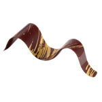 RÍO CHOCOLATE NEGRO Y DORADO 7.8X3CM - 36 Unidades