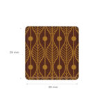 DECORACIÓN CHOCOLATE JURA CUADRADO PANTER 29X29MM - 135 Unidades - Imagen 2