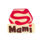 LETRERO CHOCO BLANCO SUPER MAMI -37,5 X 32,6 MM - 84 UNIDADES