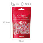 SPRINKLE MIX CORAZONES HUECOS 100gr SECRET LOVE - Imagen 2
