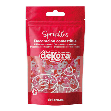 SPRINKLE MIX CORAZONES HUECOS 100gr SECRET LOVE