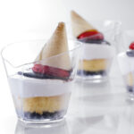 VASITO PLASTICO TRANSPARENTE WAFFLE 64X62 H59MM CAP.70ML - 100 Unidades - Imagen 3